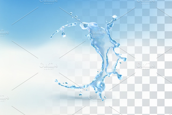 Water Splash Vector Icon