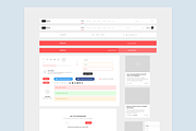 News Web Site Template Sketch 3, an UI Kit Template by John Khester (Thumbnail 5 of 5)