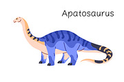 Dinosaurs, big ancient animals set, an Animal Illustration by PaperTrident (Thumbnail 3 of 19)