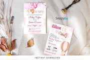 Teddy Baby Shower Invitation, an Invitation Template by Snapybiz (Thumbnail 1 of 10)