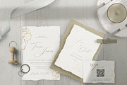 Golden (Wedding Suite), an Invitation Template by EvitePapery (Thumbnail 2 of 8)