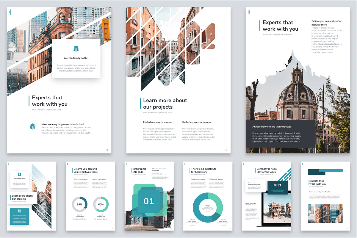 Shift Powerpoint Template - US & A4, a Presentation Template by Reshapely (Photo 5 of 25)