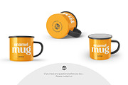 Enamel Mug Mockup Set, a Cups & Container Mockup by Country4k (Thumbnail 4 of 4)