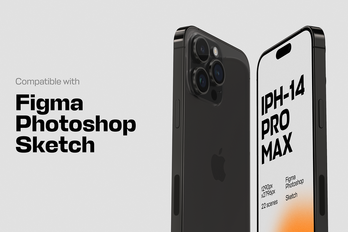 iPhone 14 Pro Max Mockups, an iPhone Mockup by 360 Mockups (Photo 6 of 9)