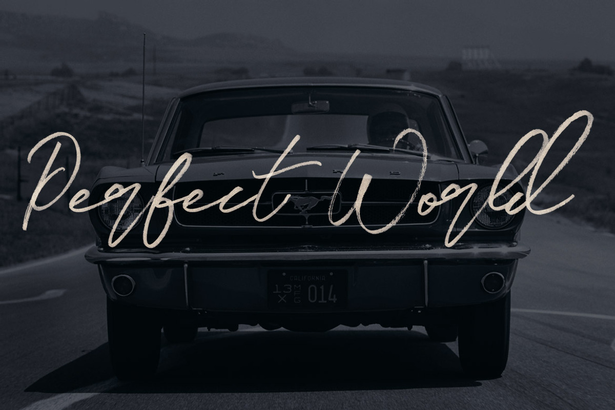 Midnight Brush & SVG Font, a Script Font by Cruzine (Photo 9 of 19)