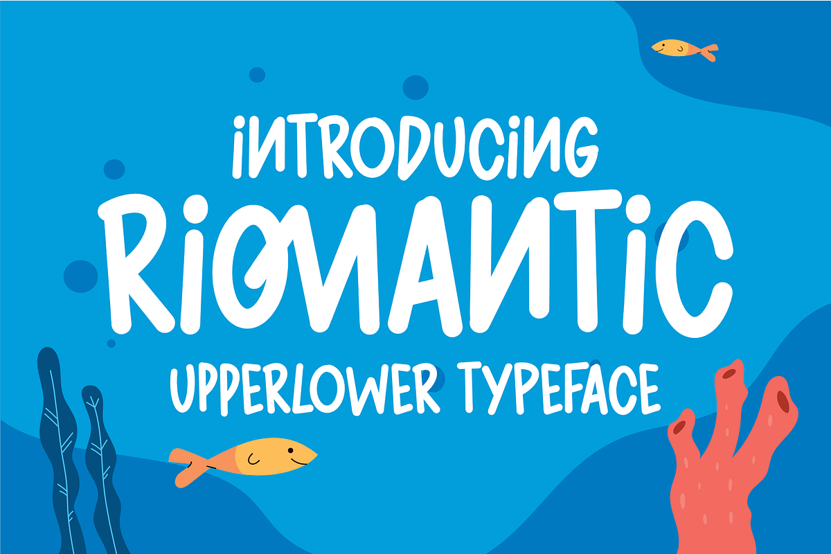 Riomantic, a Font by Dumadistyle (Photo 1 of 5)