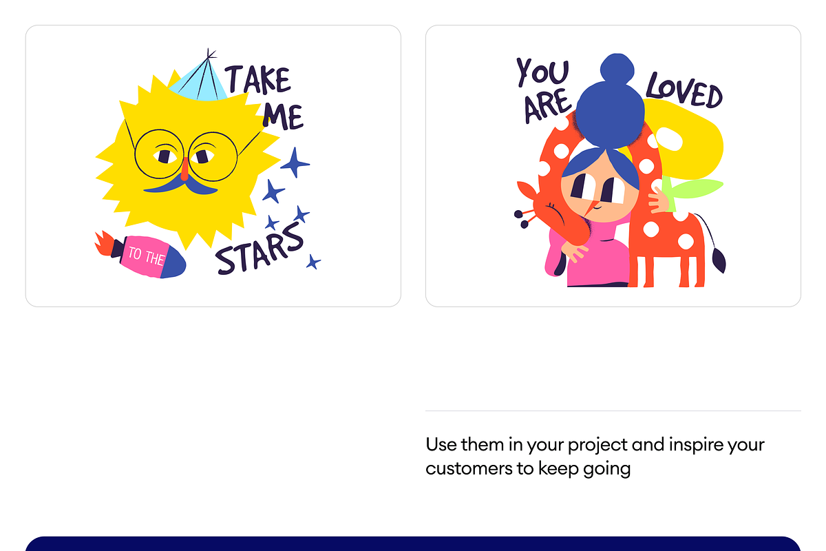 Keep Going illustrations, a Templates & Theme by Craftwork (Photo 2 of 6)