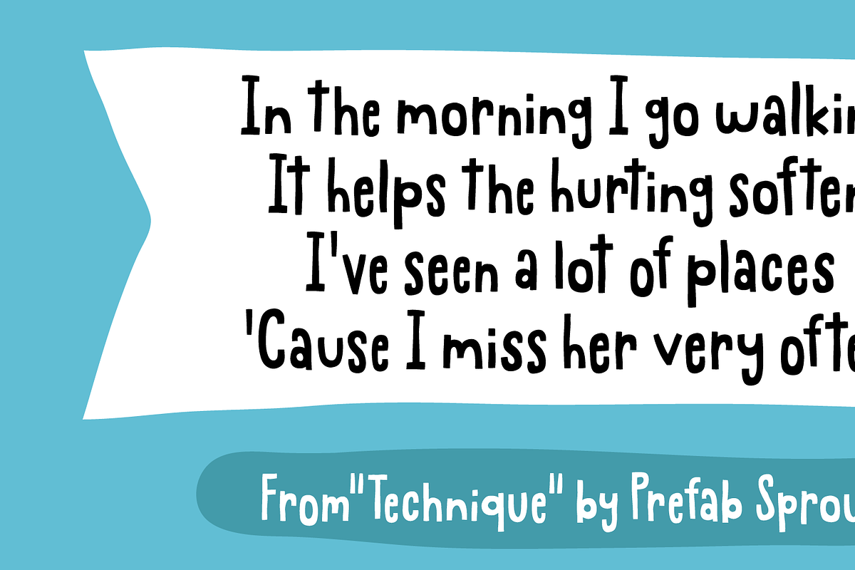 Practical Vein - super duper cute!, a Handwritten Font by pizzadudedotdk (Photo 7 of 8)
