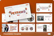 Petpaws - Petcare PowerPoint, a Presentation Template by GraphauseProject (Thumbnail 1 of 6)