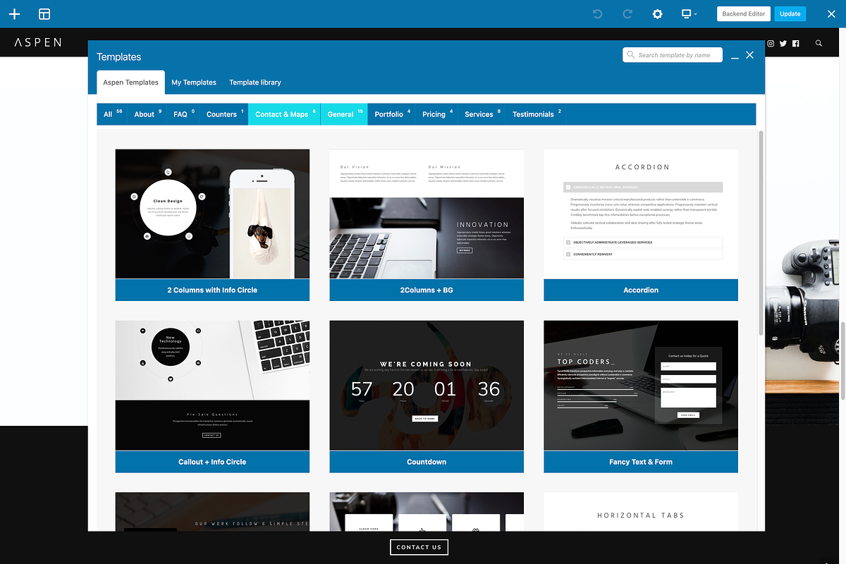 Aspen - Minimalist WordPress Theme, a WordPress Template by treethemes (Photo 9 of 13)