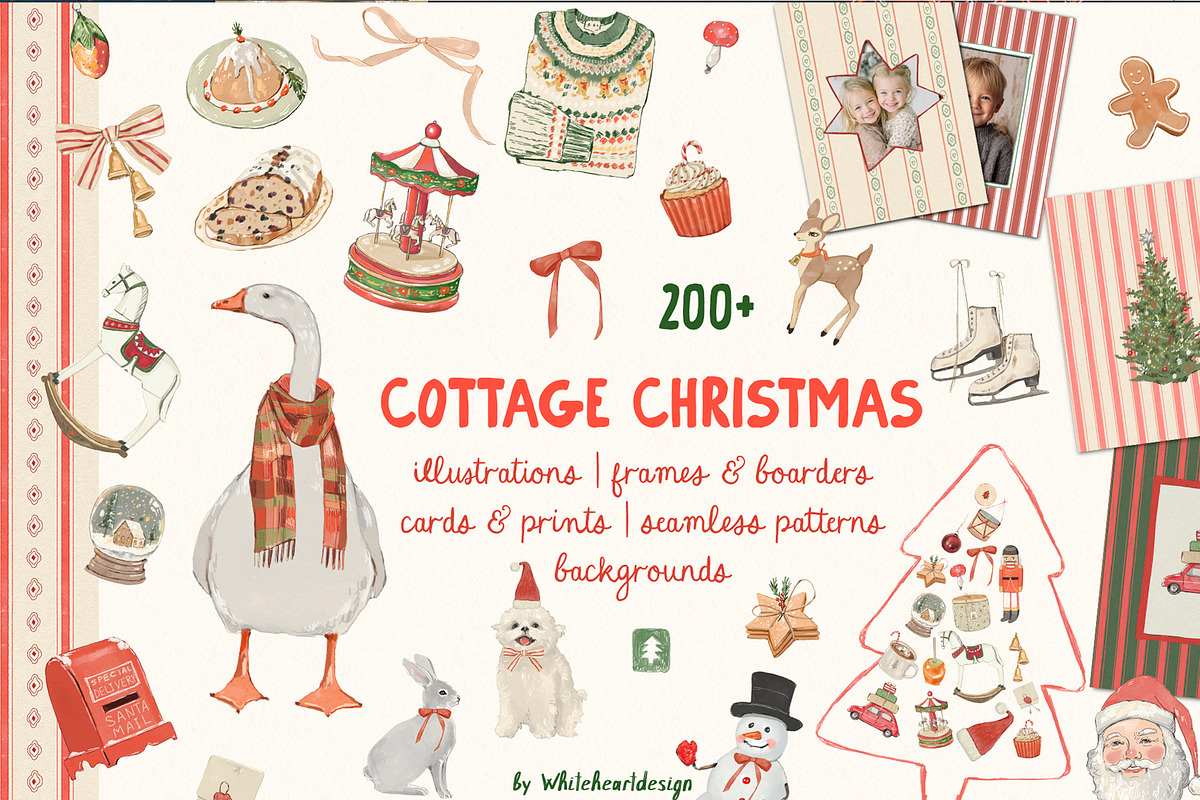 Cottagecore Illustratios Bundle, a Decorative Illustration by whiteheartdesign (Photo 3 of 23)