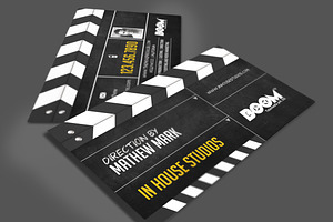 Movie Producer Director Biz Card