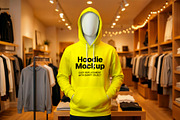 Hoodie Mockup in Modern Boutique, a Hoody Mockup by Elite Mockups (Thumbnail 1 of 2)