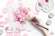 Sherbet | Watercolor roses patterns, a Pattern Graphic by Tanya Vollar (Thumbnail 4 of 11)