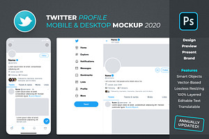 Twitter Profile Mockup
