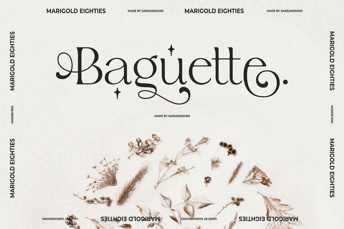 Marigold Eighties, a Serif Font by Sans & Sons (Photo 3 of 10)