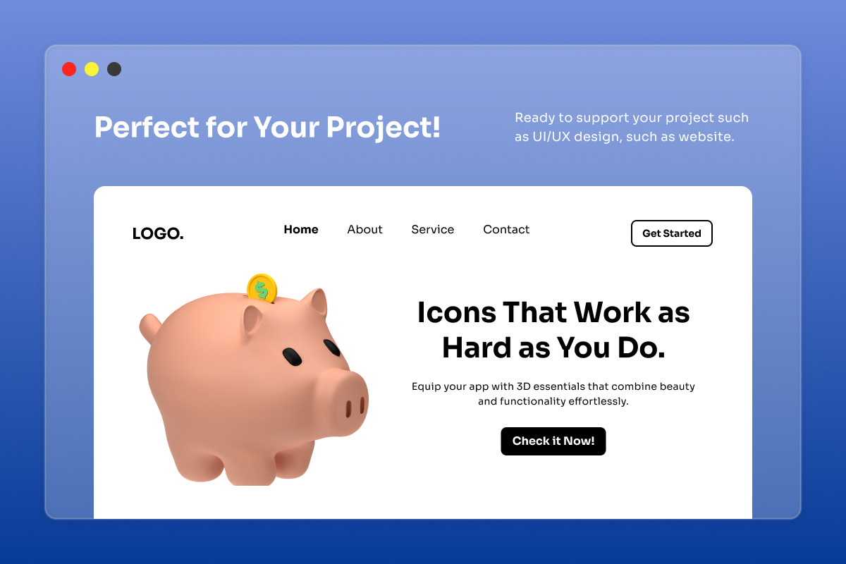 FinTech 3D Finance Icon Pack, a Finance Illustration by twinstd (Photo 4 of 6)
