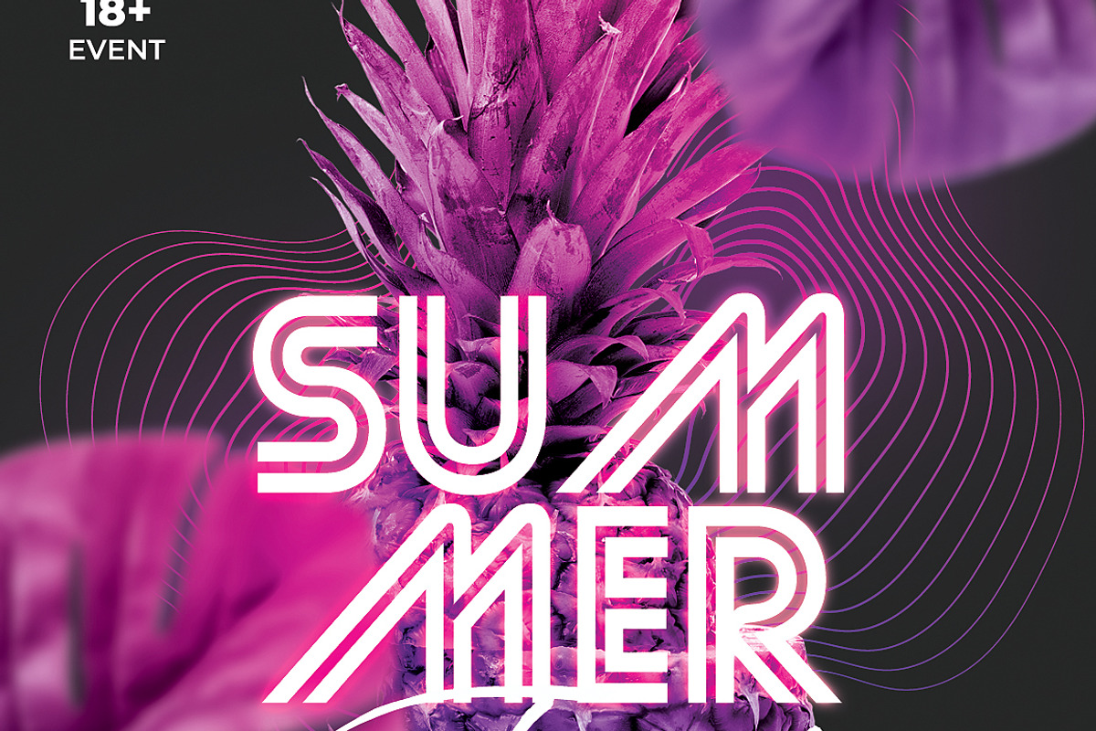 Summer Party Flyer Template, a Flyer Template by Hotpin (Photo 3 of 3)