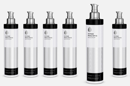 Mockup for Cosmetic Bottle