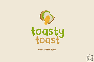 Toasty Toast Cute Handwritten Font