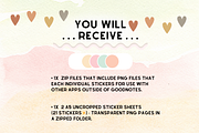 PLR Digital Sticker Sticky Notes, a Stationery Template by Tas Creative Studio (Thumbnail 7 of 7)
