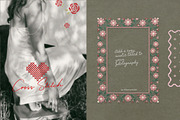 Cross Stitch 80+ Scrapbook frames, an Object Graphic by 60secondsArt (Thumbnail 2 of 10)