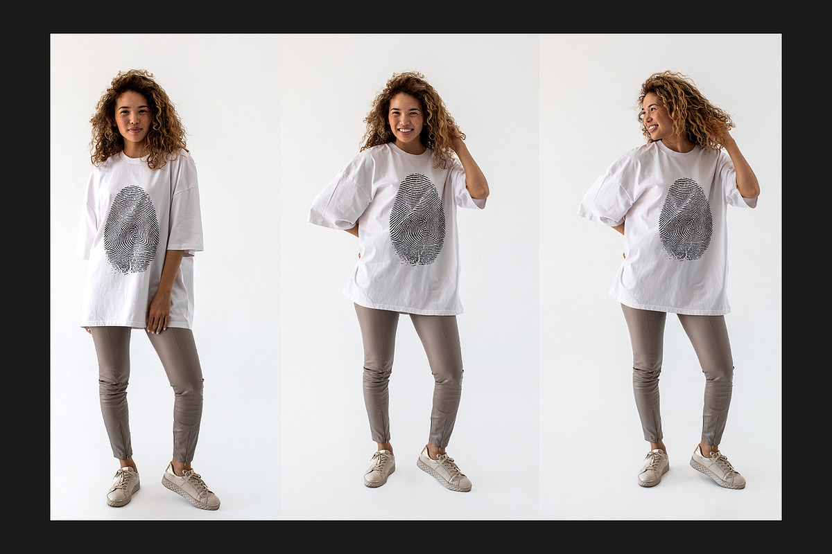 T-Shirt Mock-Up Set, a Shirt Mockup by Freeman Studio (Photo 9 of 18)