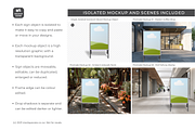 Sandwich Board Canva Smart Mockup, an Advertising Mockup by Mockup Scene (Thumbnail 3 of 11)