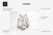 Summer Baby Bodysuit Mockup PSD, a Shirt Mockup by 1001 mockups (Thumbnail 2 of 9)