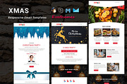 X-MAS - Responsive Email Templates, an Email Template by evethemes (Thumbnail 1 of 5)