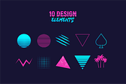 Retro 80s Neon Outrun, an Object Graphic by DenysHolovatiuk (Thumbnail 3 of 5)