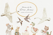 The Gentle Storybook Vintage Prints, a Background Graphic by Muse Artist (Thumbnail 5 of 26)