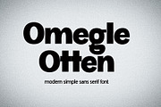 Omegle Otten - Modern Font, a Sans Serif Font by ivan_artnivora (Thumbnail 4 of 4)