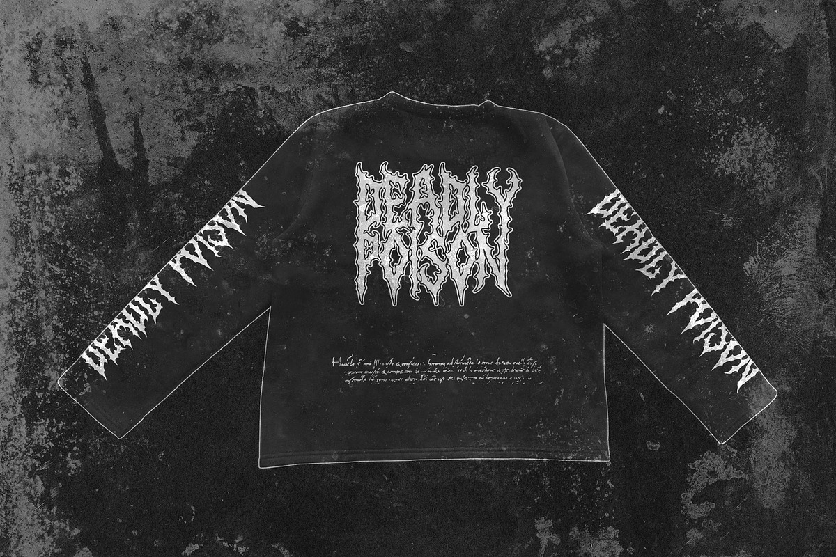 Aborted Corpse – Trash Typeface, a Blackletter Font by Fonday Studio (Photo 7 of 7)