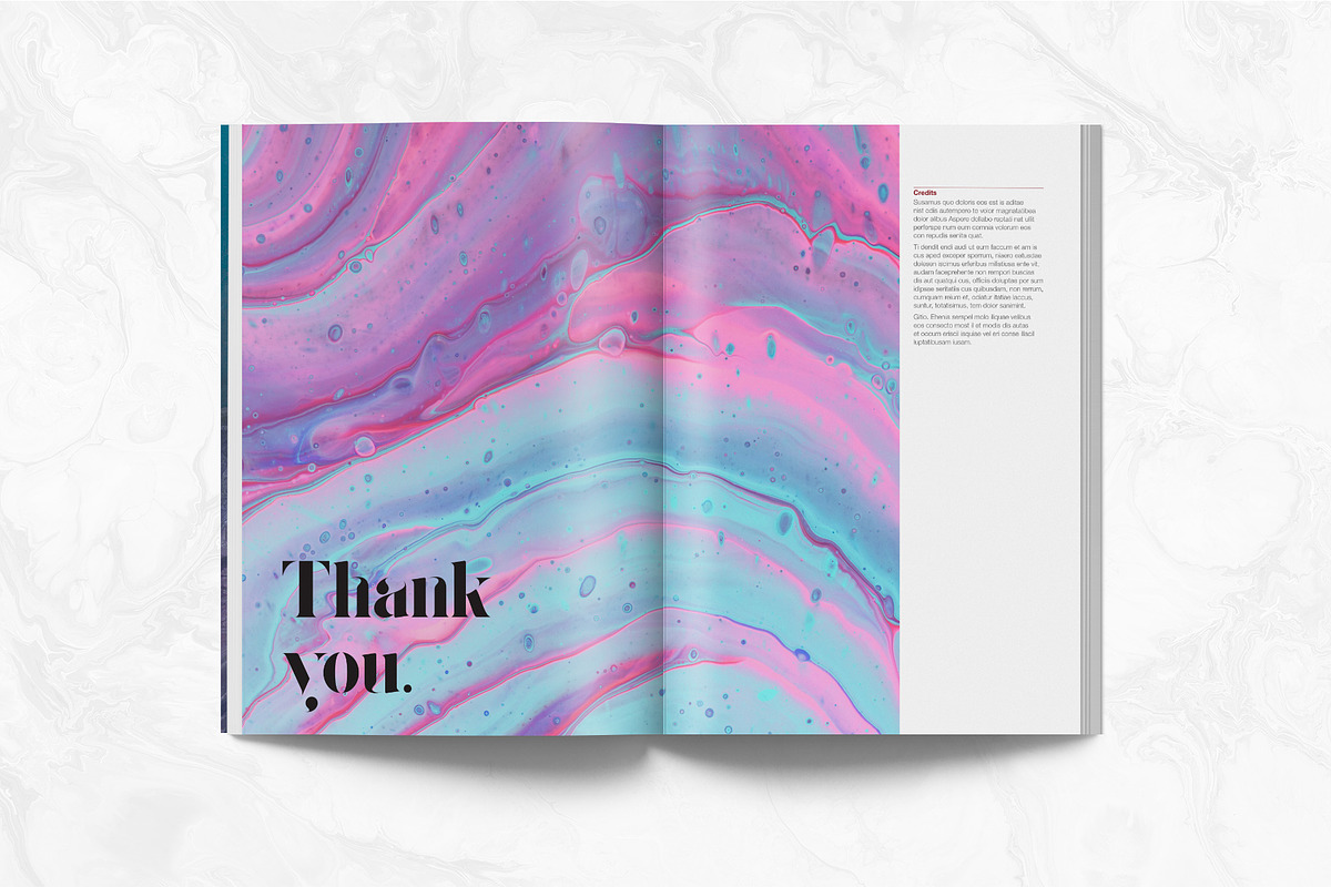 Karma Magazine Template, a Magazine Template by By Cris Convery (Photo 6 of 6)