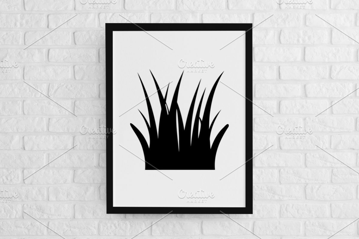 Meadow Grass Silhouette SVG, an Object Illustration by newminddesign (Photo 2 of 3)