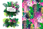 exotic tropical palm leaves, an Illustration by coconut_forest (Thumbnail 5 of 5)