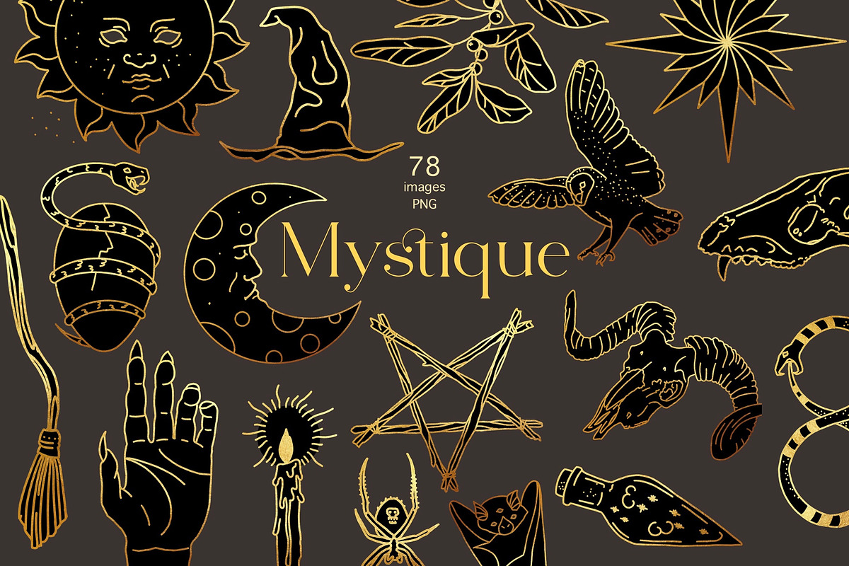 Mystique clipart, Witch and Wizard, an Education Illustration by NNclipart (Photo 1 of 3)