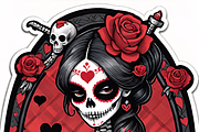 Day of the Deadskull illustrations, an Illustration by ETARA by Mea Hau (Thumbnail 4 of 7)
