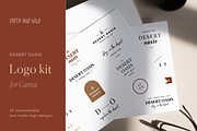 Desert Oasis Modern Canva Logos, a Branding & Logo Template by Forth and Wild (Thumbnail 1 of 6)