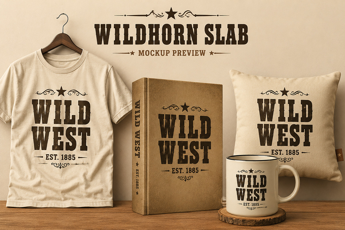 Wildhorn Slab, a Slab Serif Font by Wow Magic (Photo 3 of 8)