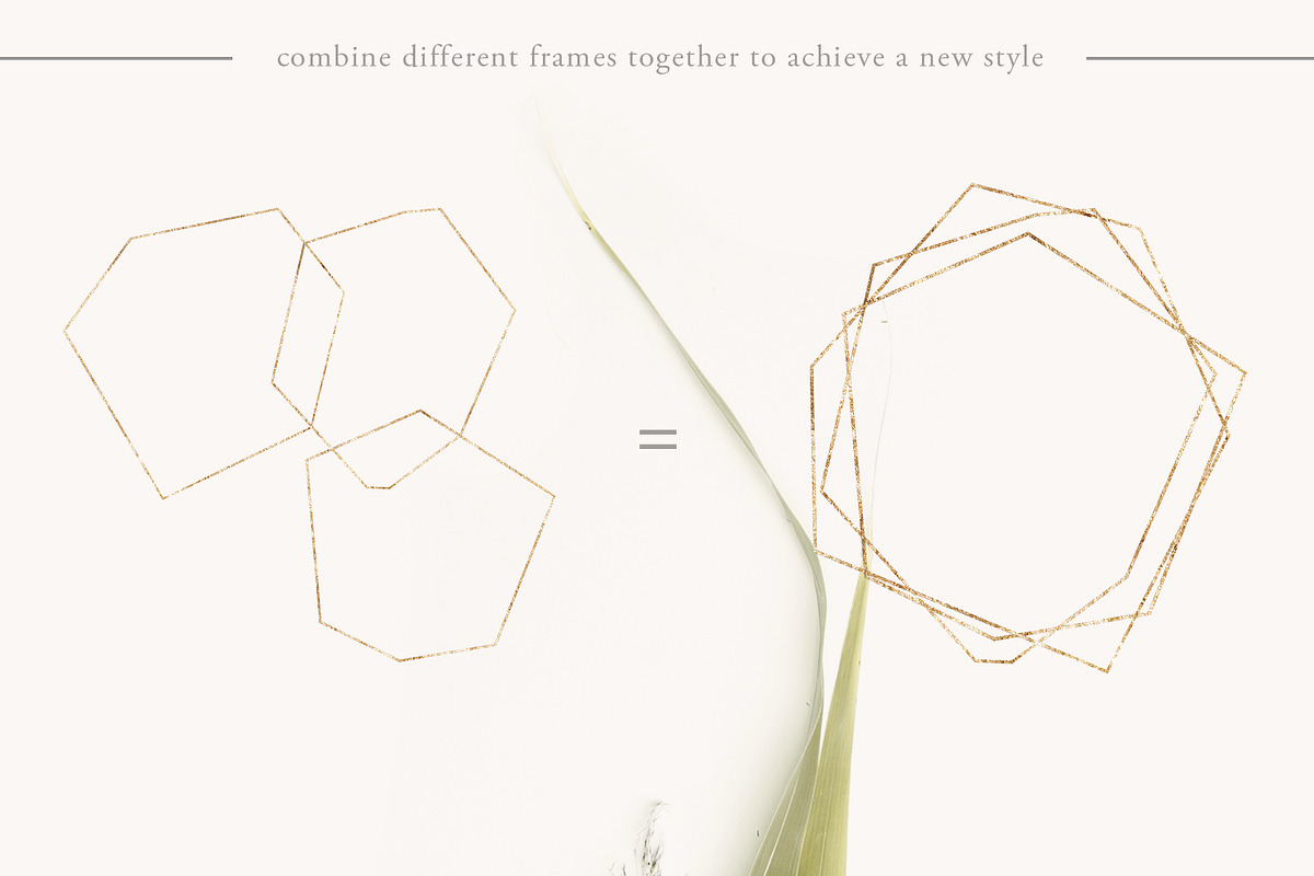 animated Geometric Gold Frames, an Object Graphic by January Bloom (Photo 3 of 10)