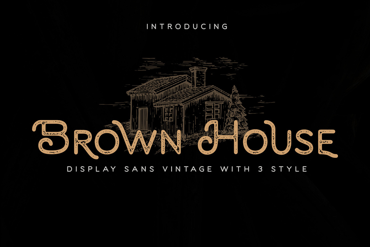 Brown House - A Modern & Vintage, a Sans Serif Font by Almarkhatype (Photo 13 of 13)