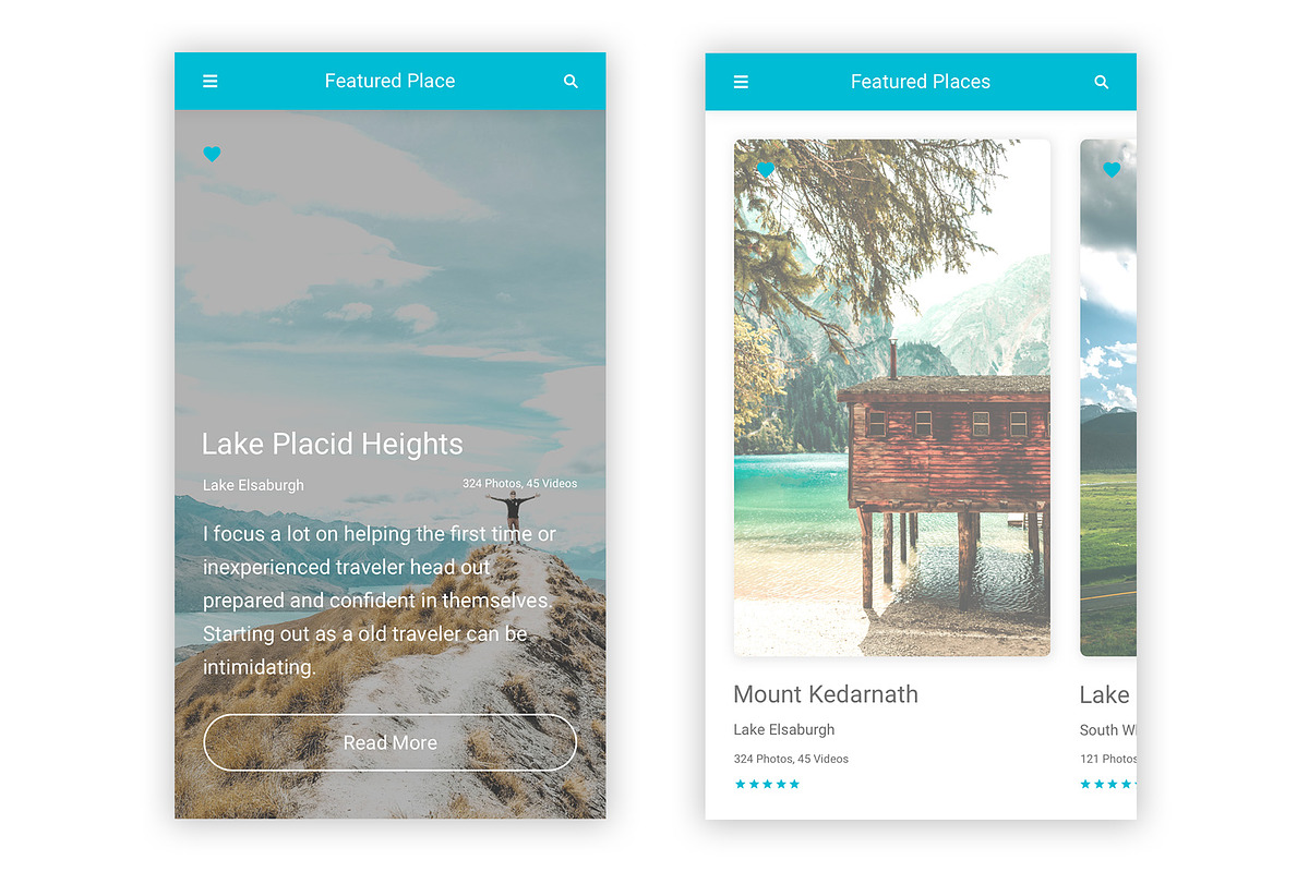 Travel & Flight Booking Adobe XD App, an UI Kit Template by themelove (Photo 7 of 16)