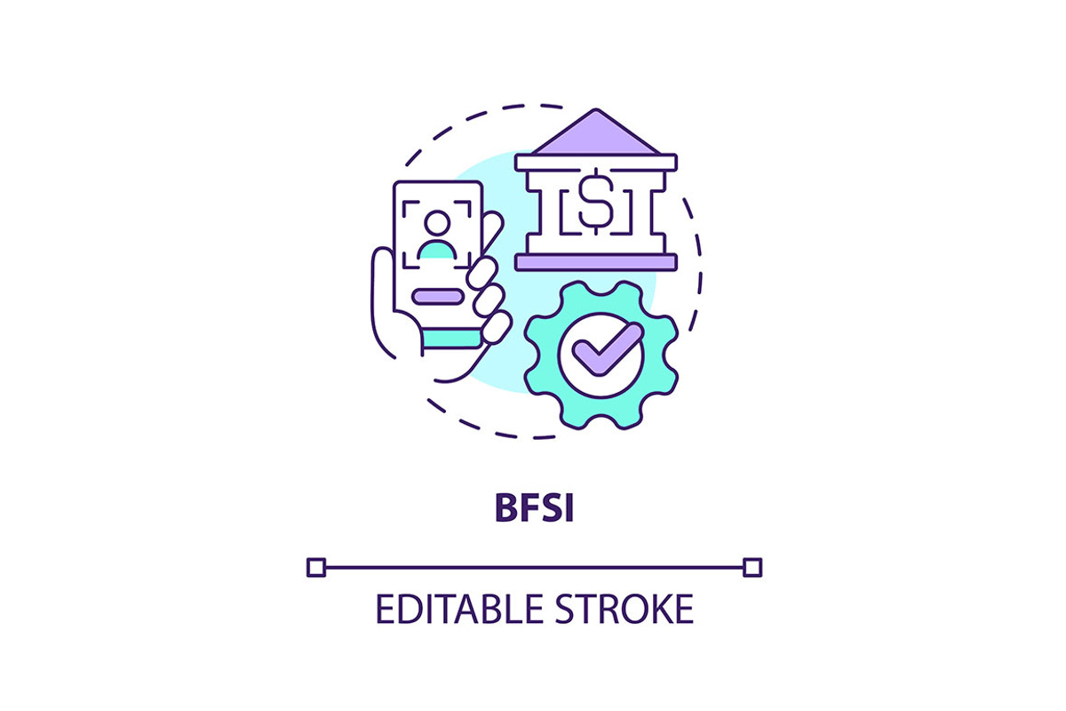 BFSI concept icon, an Icon by IMG Visuals