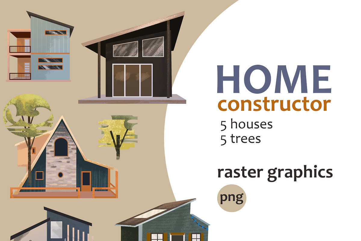 Home constructor, an Object Illustration by kaplaniha (Photo 1 of 6)