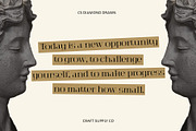 CS Diamond Drawn, a Serif Font by Craft Supply Co. (Thumbnail 2 of 8)