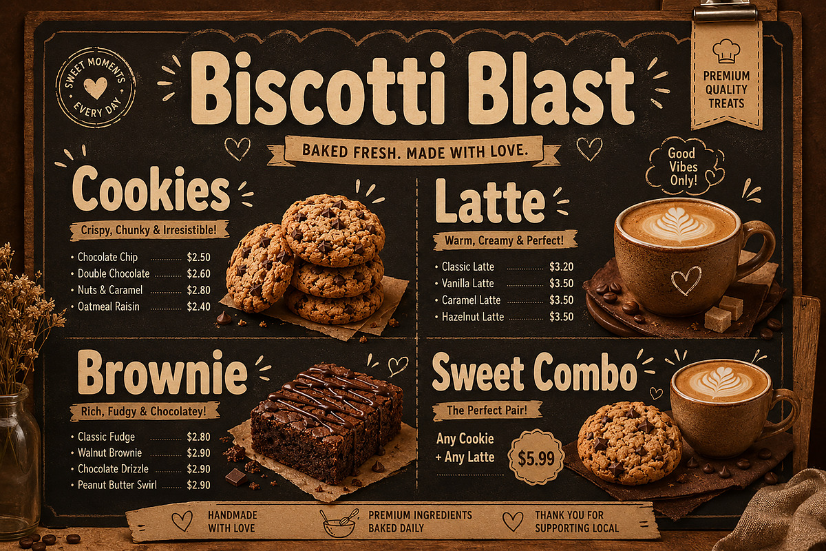 Biscotti Blast, a Slab Serif Font by Wow Magic (Photo 2 of 6)