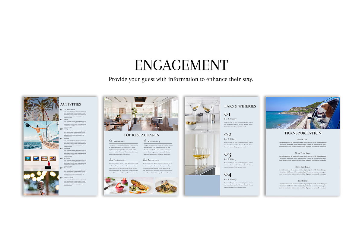 Airbnb Welcome Book Template, a Magazine Template by Templits (Photo 5 of 9)
