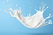 Milk Splash. 56 images, a Background Graphic by Handmadefont (Thumbnail 6 of 11)